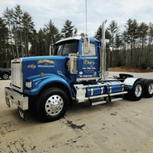 A lot clearing company truck